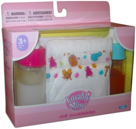 Baby Doll Magic Milk and Juice Bottle with Pampers