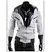 Assassin's Creed 3 Desmond Miles Cosplay Kostüm Men's Jacket Mantel Hoodie in Größe L Grau