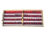 Yukon Tool YTRB100 Carbide Router Bit Set with Bonus Wooden Case, 100-Pieces