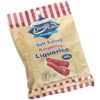 Darrell Lea Raspberry Soft Eating Liquorice, 7-Ounces Bags (Pack of 8)
