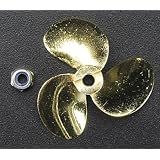 Aquacraft 3-Blade Metal Prop w Locknut Bristol Bay by Aquacraft