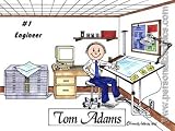 Personalized Keychain or Fridge Magnet - Architect or Engineer - Male or Female