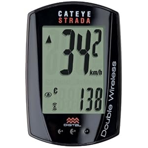 CatEye Strada Double Wireless Speed and Cadence Bicycle Computer CC-RD400DW