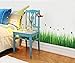 Ufengke Green Garden Series Green Grasses Wall Decals, Living Room Bedroom Baseboard Removable Wall Stickers Murals