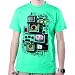 Quiksilver T- Shirt SS BUDDY TEE PRINT 23- SNOTNOSE (greeny) XL