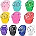 Bestcrew® Wholesale Lots of 10pcs Unisex Men Women Girl Ultra-thin Silicone Jelly Gel Quartz Wrist Watches