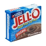Jell-O Sugar-Free Instant Pudding and Pie Filling, Chocolate, 2.1-Ounce Boxes (Pack of 24)