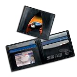 STAR TREK U.S.S. Enterprise Men's Leather Wallet by The Bradford Exchange