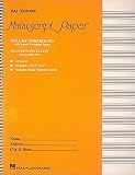 Deluxe Wirebound Super Premium Manuscript Paper (Gold Cover)