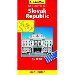 Slovak Republic GeoCenter Euro Map