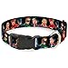 Buckle Down Plastic Clip Collar - Justice League Elite Forces Superheroes - 1