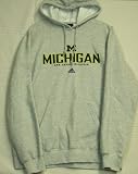 Michigan Wolverines Adidas Classic Hooded Grey Sweatshirt