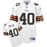 Reebok Cleveland Browns Peyton Hillis Premier White Jersey Medium