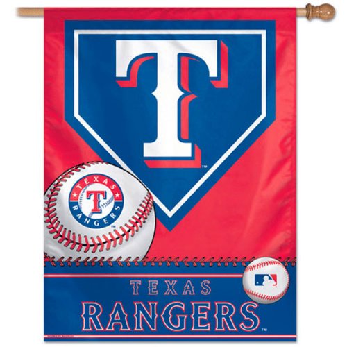 MLB Texas Rangers Vertical Flag