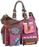 Desigual Lon Peo Box 18X5128, Damen Schultertaschen, Violett (AMBERES/ ROSA MORADO 3040), 40x36x17 cm (B x H x T)