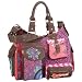 Desigual Lon Peo Box 18X5128, Damen Schultertaschen, Violett (AMBERES/ ROSA MORADO 3040), 40x36x17 cm (B x H x T)