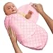 Kiddopotamus & Co 100% Cotton Knit SwaddleMe� Pink Cocoa Dot - Large