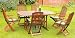 Maya Hardwood Garden Furniture Set