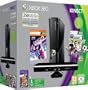Console Xbox 360 250 Go + Capteur Kinect + Dance central 2 (jeu Kinect) + Sports (jeu Kinect) + Kinect adventures ! + Carte Xbox Live 1 mois