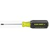 Klein 603-3 3-Inch Round Shank No.1 Profilated Phillips Tip Screwdriver, Black/Yellow