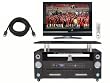 Pyle Complete 32 LCD HDTV/Home Theater System /HDMI Cable Package for Home/Office/Schools/Public -- P32LCD 32 Hi-Definition LCD Flat Panel TV + PTVC421 LCD TV Cabinet Dual Channel Home Theater System with iPod Docking Station + PHDM6 6Ft. High Definition HDMI Cable.
