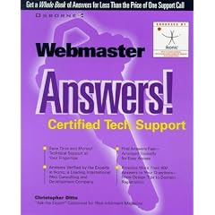 Webmaster Answers!: Certified Tech Support (Answers Series)