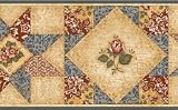 Blue Grandma's Quilt Wallpaper Border