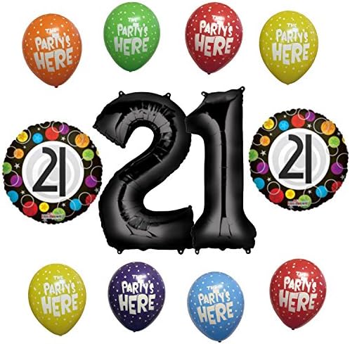 Happy 21st Birthday Balloon Set