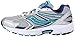 Saucony Women's Cohesion 9 Running Shoe, Silver/Navy/Teal, 7.5 M US