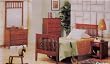 Carriage Twin Bed/Nighstand/Mirror/Dresser