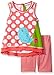 Rare Editions Girls' Bird Applique Short Set Dress