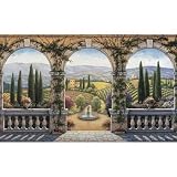 Buy (99x164) Tuscan Villa Huge Wall Mural Art Print Poster by Poster Revolution