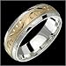 Delana - Stunning Two Tone Comfort Fit Wedding Band for Him & Her! Custom Made! Choose your Size.