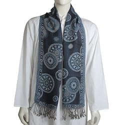 Mens Muffler Pure Wool Handmade in India 12 x 60 inches