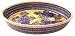 Kitchen & Housewares : Bunzlauer Polish Pottery 350-DU8 Oval Baker, Blue with Yellow, White, and Green