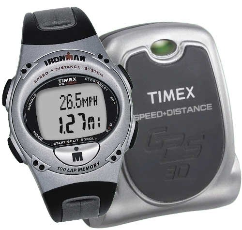 Timex 5E701 Ironman Triathlon with Navman 3D Speed + Distance Sensor