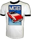 Vintage MGB GT V8 automobile ringer iron-on t-shirt