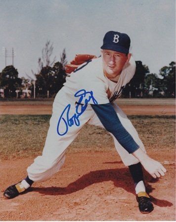 Roger Craig Autographed/Hand Signed Brooklyn Dodgers 8x10 Photo - 3x World Series Champion