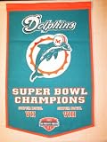 Miami Dolphins - NFL Super Bowl Banner