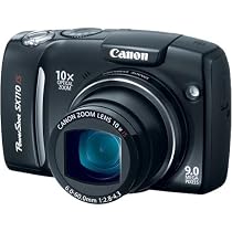 Canon Powershot SX110IS 9MP Digital Camera with 10x Optical Image Stabilized Zoom (Black)