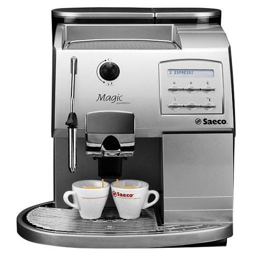 Saeco Magic Comfort Plus SuperAutomatic Espresso Coffee and Cappuccino Machine, Silver