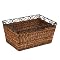 Scroll and Wicker Log Basket