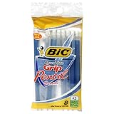BIC Round Stic Grip Denims Mechanical Pencil .7mm - Black, Twelve - 8 Count Packs (96 Pencils)