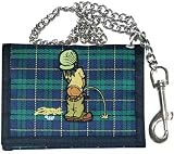 Original 2stoned Kettenbörse mit Stickmotiv Pi-Boy in Checker