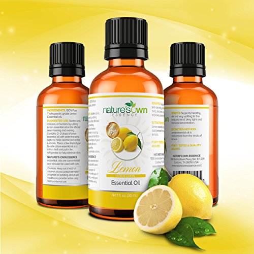 Real Lemon Essential Oil :: Pure Undiluted (1oz)