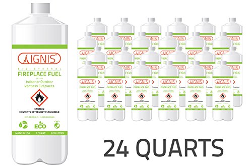 Ignis Bio Ethanol Fireplace Fuel - 24 Pack