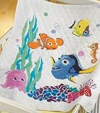 Nemo Baby Quilt Stmpd X-Stitch Kit-34''X43''