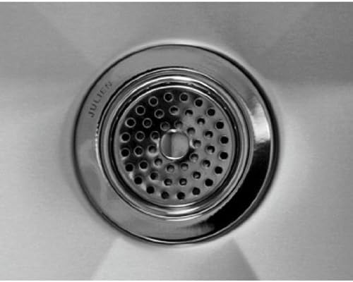 JULIEN 100083 Kitchen Brass Duo 3.5 inch Diameter Strainer Chrome Finish