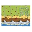 Five Doughnuts Cuisine Giclee Poster Print by Randi Elizabeth Anderson, 10x8
