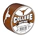 Duck Brand 240278 University of Texas College Logo Duct Tape, 1.88-Inch by 10 Yards, Single Roll